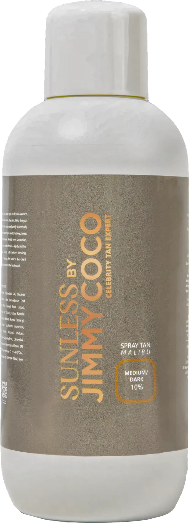 Malibu 1 litre professional spray tan solution bottle